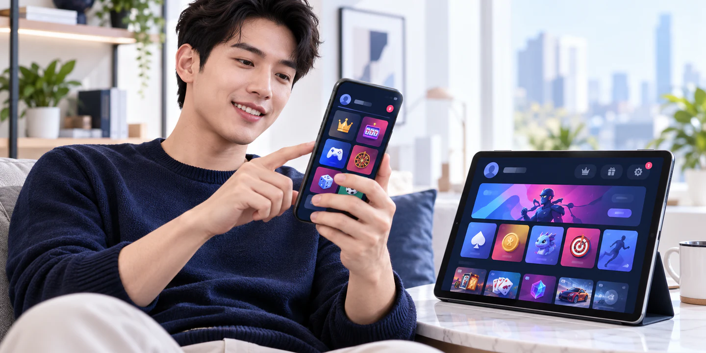 555WIN dùng trên điện thoại theo game nổi bật và dịch vụ thành viên